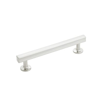 Gan Eden 128 mm Center-Center Style Drawers Pull, Satin Nickel GA1554891